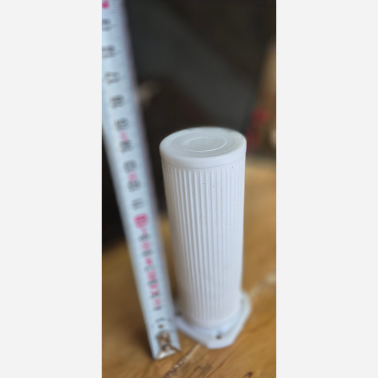 پایه کابینت 14 پلاستیک سفید شیاردار