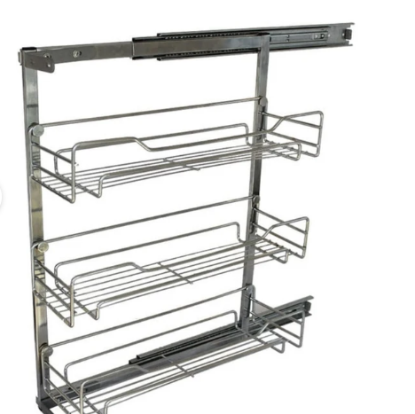 سبد سوپری کابینت مدل ریل بغل 3طبقه