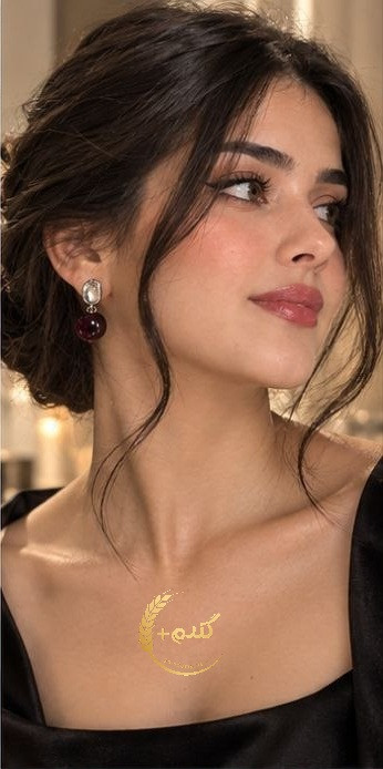 گوشواره گیلاسی مدل نگین دار