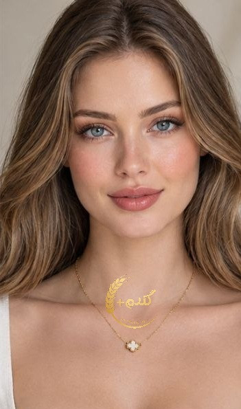 گردنبند ونکلیف سفید صدفی