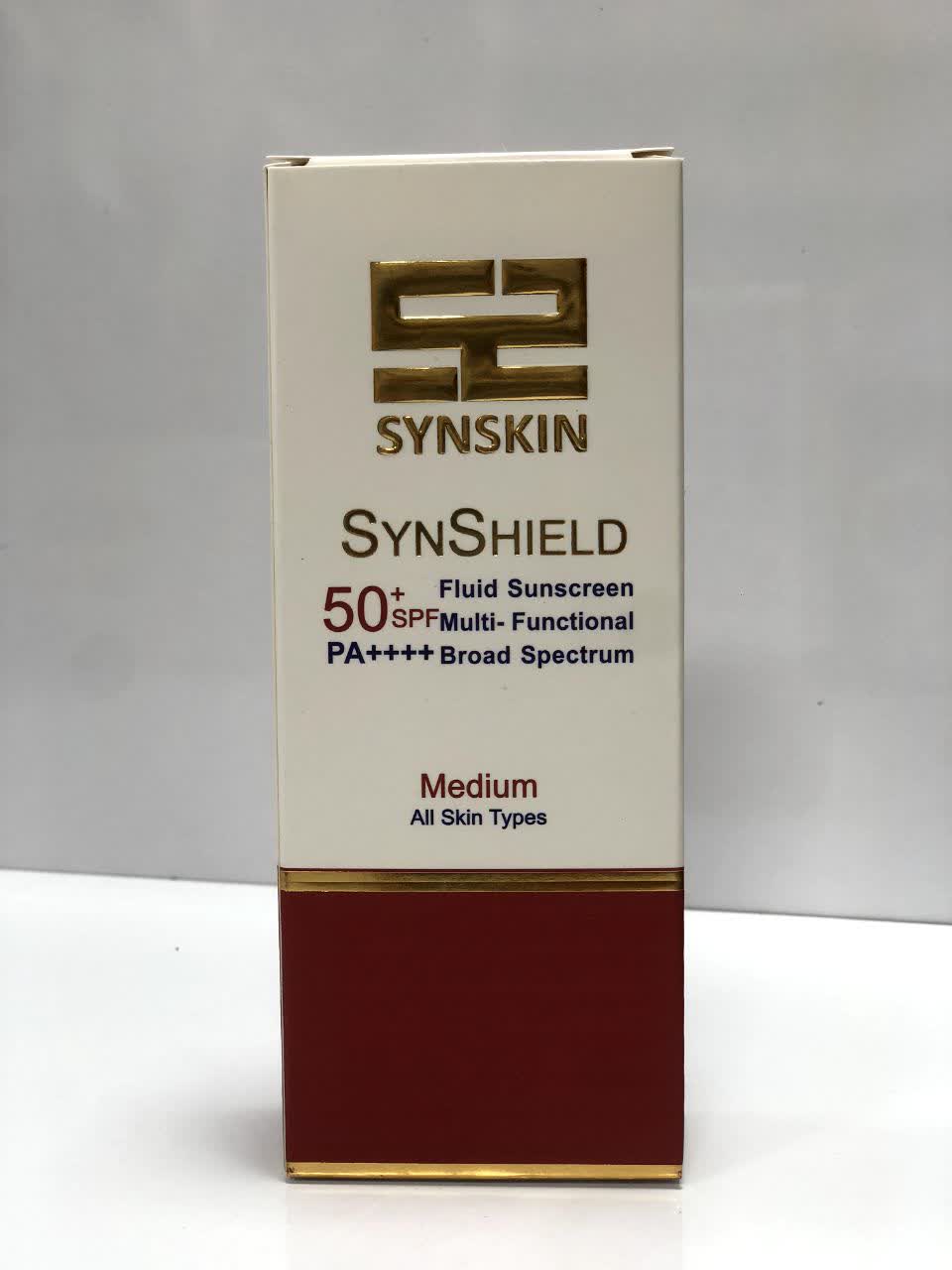 کرم ژل ضدآفتاب فلوئیدی ساین اسکین رنگی مدل Syn Shield