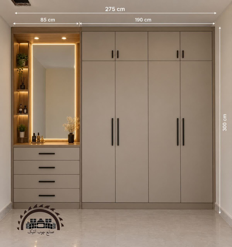 طراحی کمد دیواری گناباد