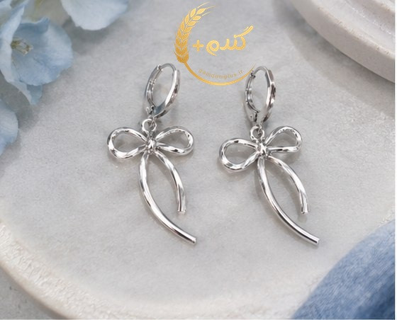 گوشواره طرح پاپیون