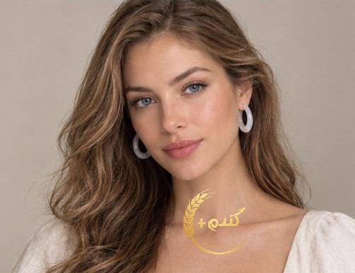 گوشواره شیشه ای حلقه ای پک 3 جفتی