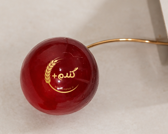 گوشواره فانتزی طرح گیلاس
